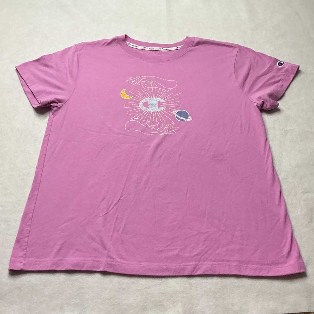 Nike Reebok Champion 9pc Bundle Women Large Graphic Athletic T-Shirts Lot - Picture 14 of 16